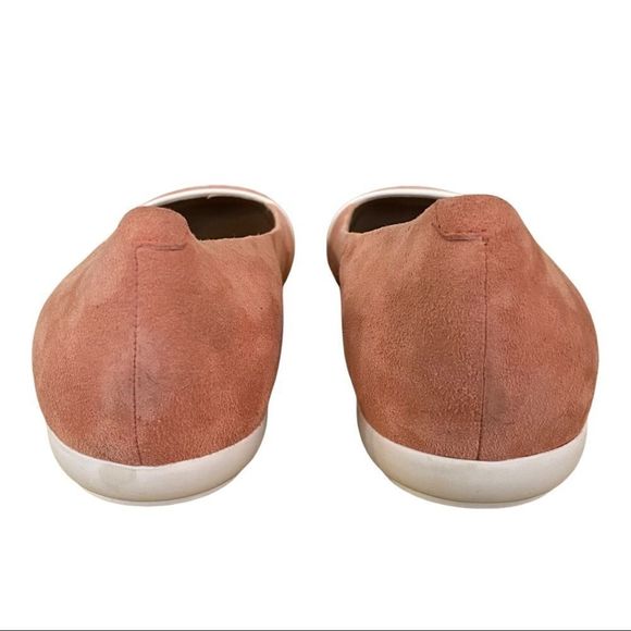 Geox Annytah pink houndstooth pink/white ballet flats goat skin size 9 NWT - Picture 7 of 9